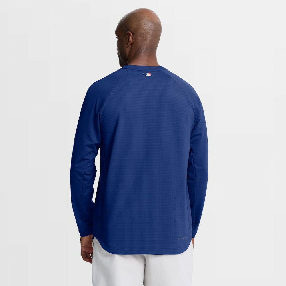 Royal New York Mets Nike Authentic Collection Raglan Dri-FIT Sweatshirt