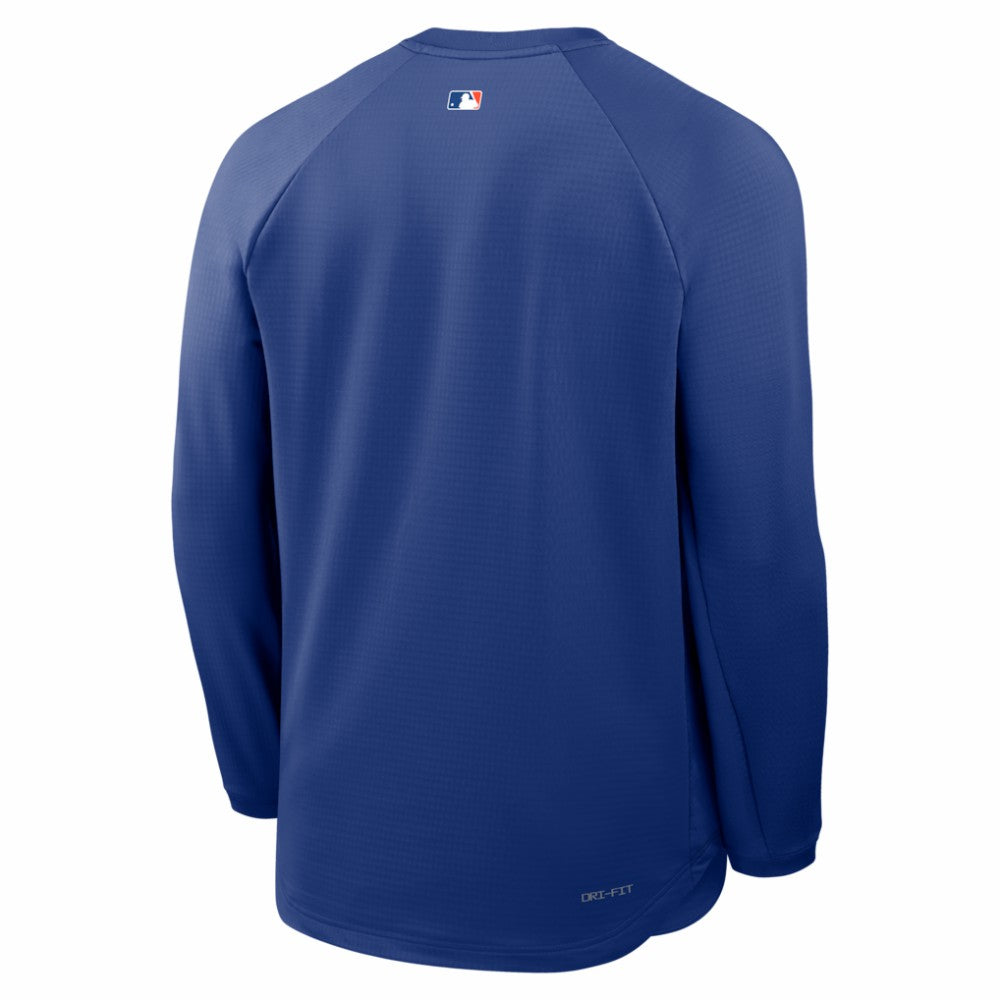 Royal New York Mets Nike Authentic Collection Raglan Dri-FIT Sweatshirt