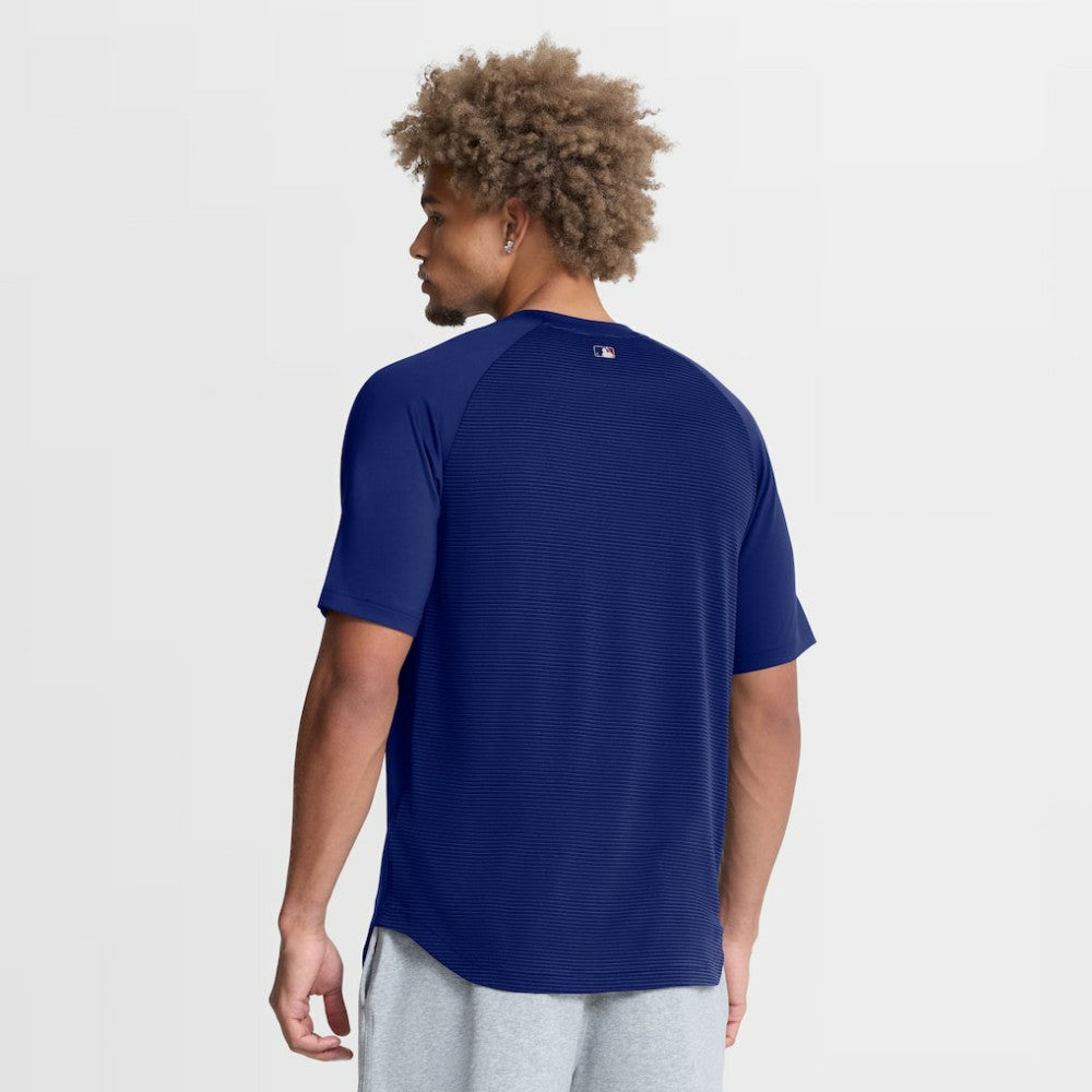 Royal Los Angeles Dodgers Nike Authentic Collection Batting Practice Pre-Game Raglan Dri-FIT Top