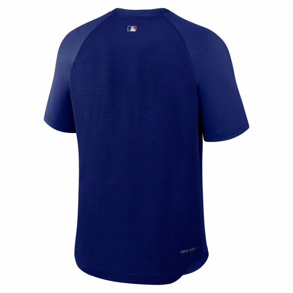 Royal Los Angeles Dodgers Nike Authentic Collection Batting Practice Pre-Game Raglan Dri-FIT Top