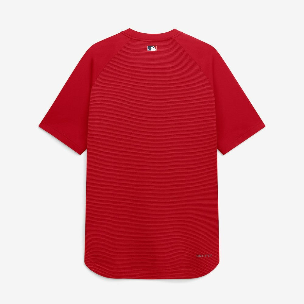 Red Washington Nationals Nike Authentic Collection Batting Practice Pre-Game Raglan Dri-FIT Top