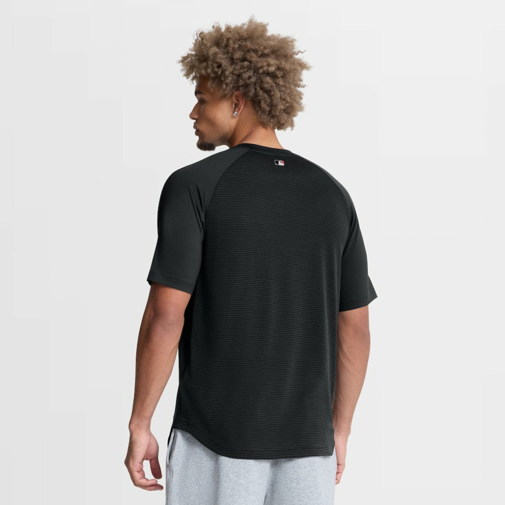 Black Baltimore Orioles Nike Authentic Collection Batting Practice Pre-Game Raglan Dri-FIT Top