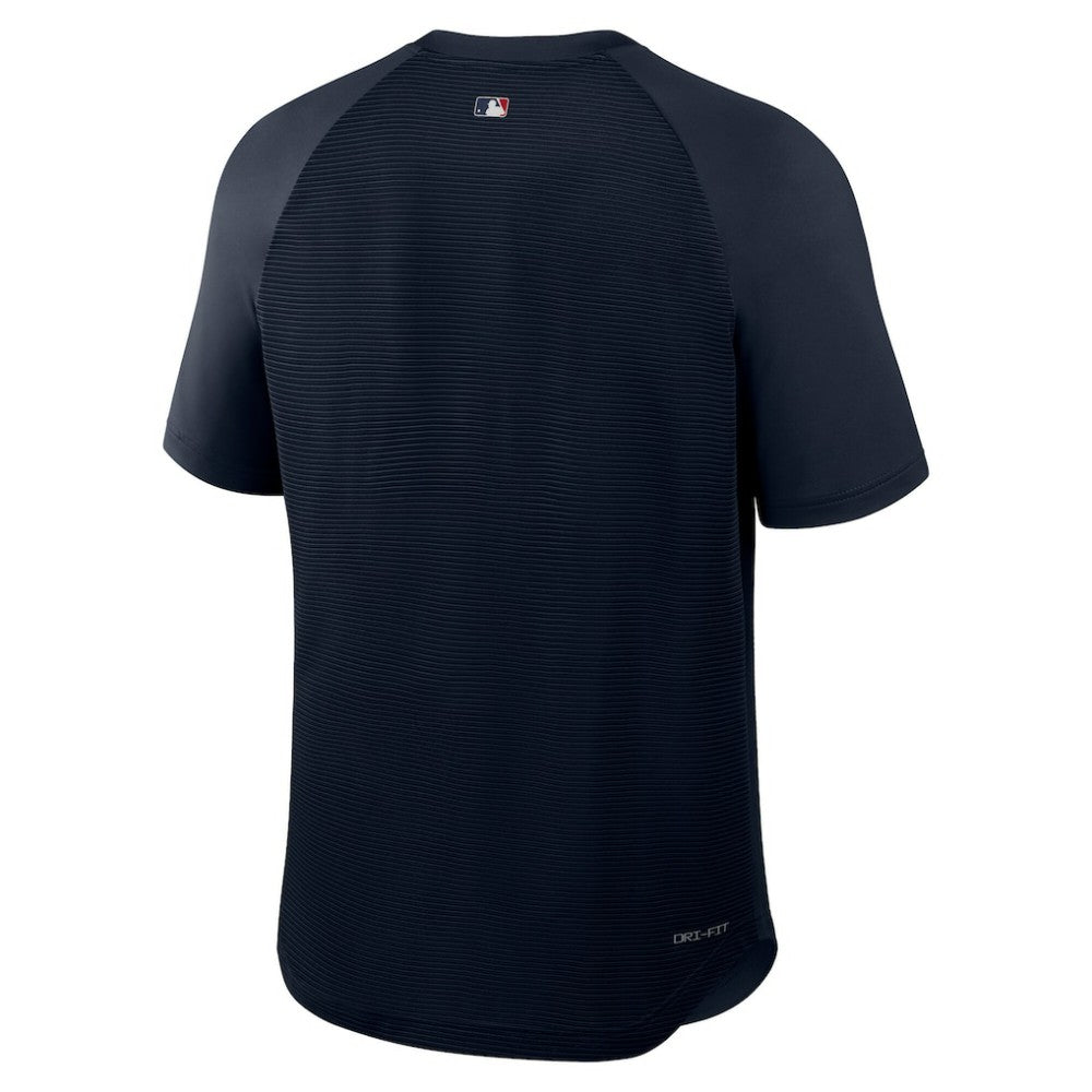Blue Atlanta Braves Nike Authentic Collection Batting Practice Pre-Game Raglan Dri-FIT Top