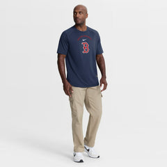 Navy Boston Red Sox Nike Authentic Collection Batting Practice Pre-Game Raglan Dri-FIT Top