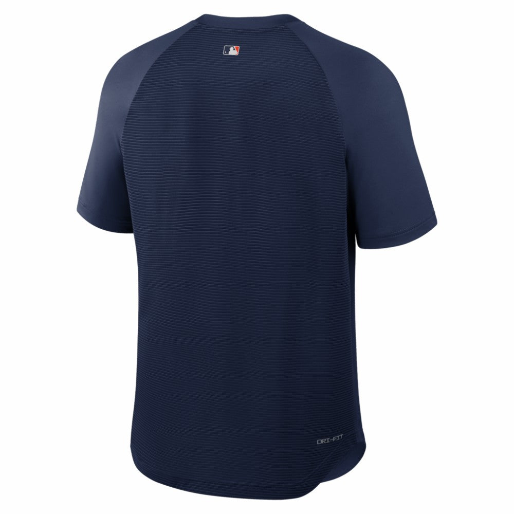 Navy Houston Astros Nike Authentic Collection Batting Practice Pre-Game Raglan Dri-FIT Top
