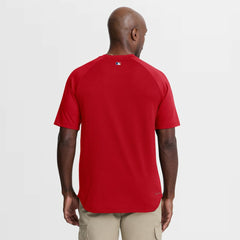 Red Philadelphia Phillies Nike Authentic Collection Batting Practice Pre-Game Raglan Dri-FIT Top