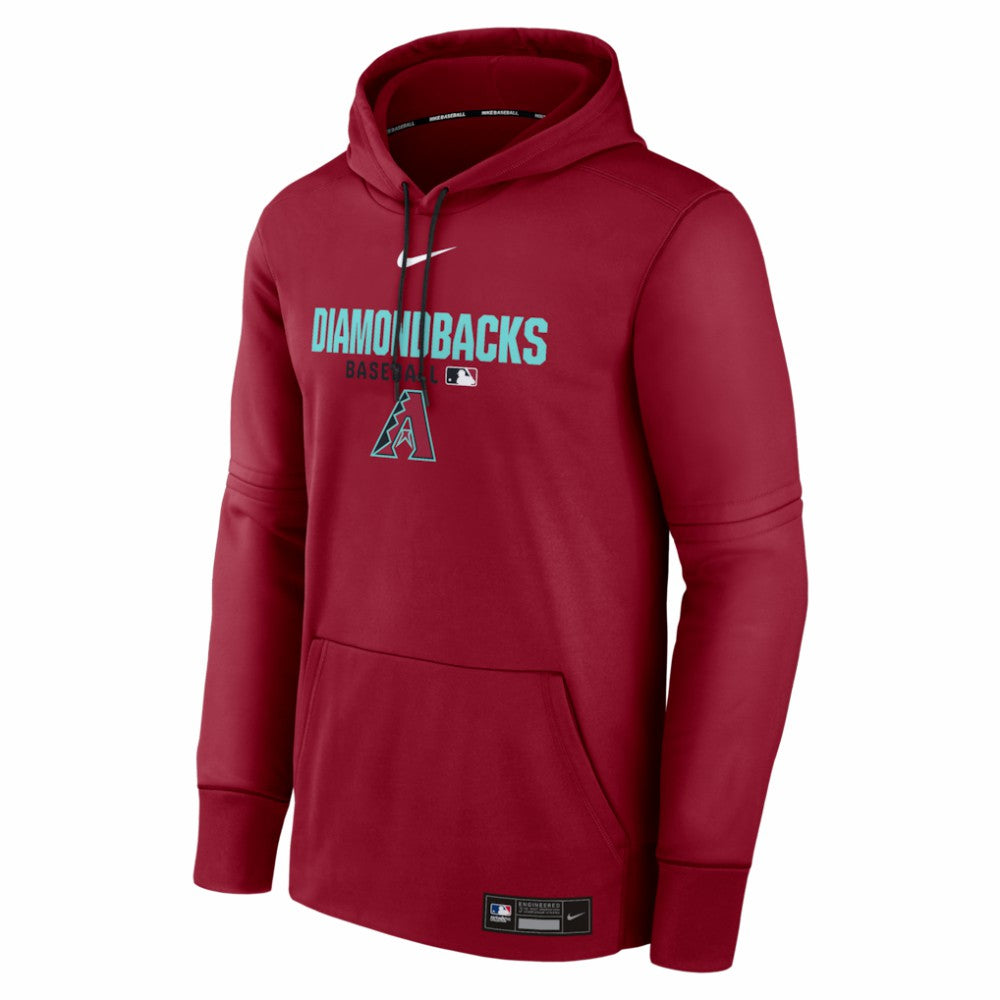 Red Arizona Diamondbacks Nike Authentic Collection Therma-FIT Hoodie