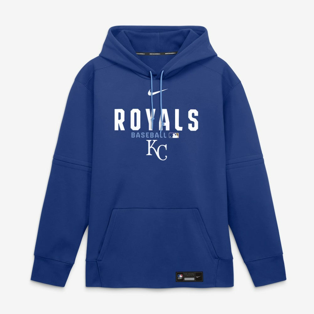 Royal Kansas City Royals Nike Authentic Collection Therma-FIT Hoodie