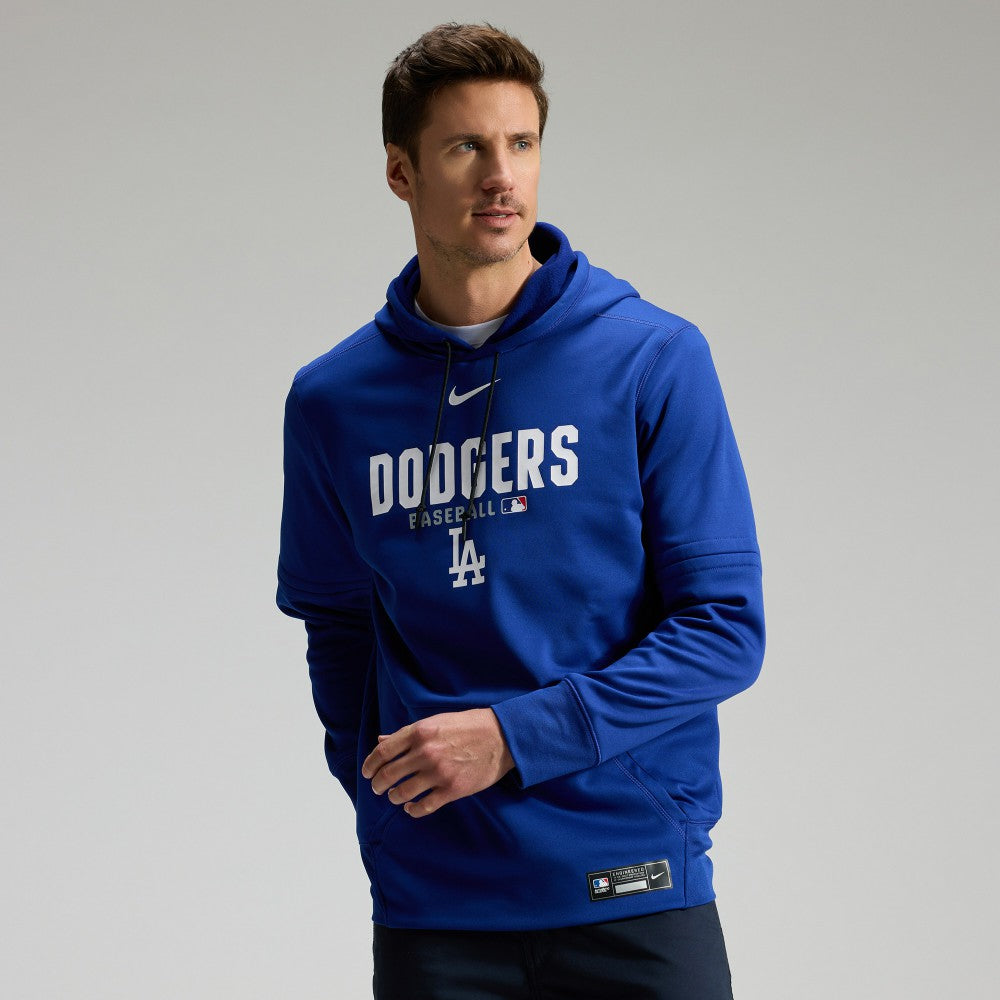 Royal Los Angeles Dodgers Nike Authentic Collection Therma-FIT Hoodie
