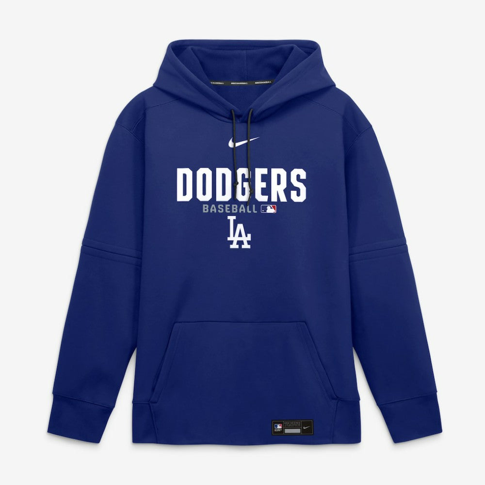 Royal Los Angeles Dodgers Nike Authentic Collection Therma-FIT Hoodie
