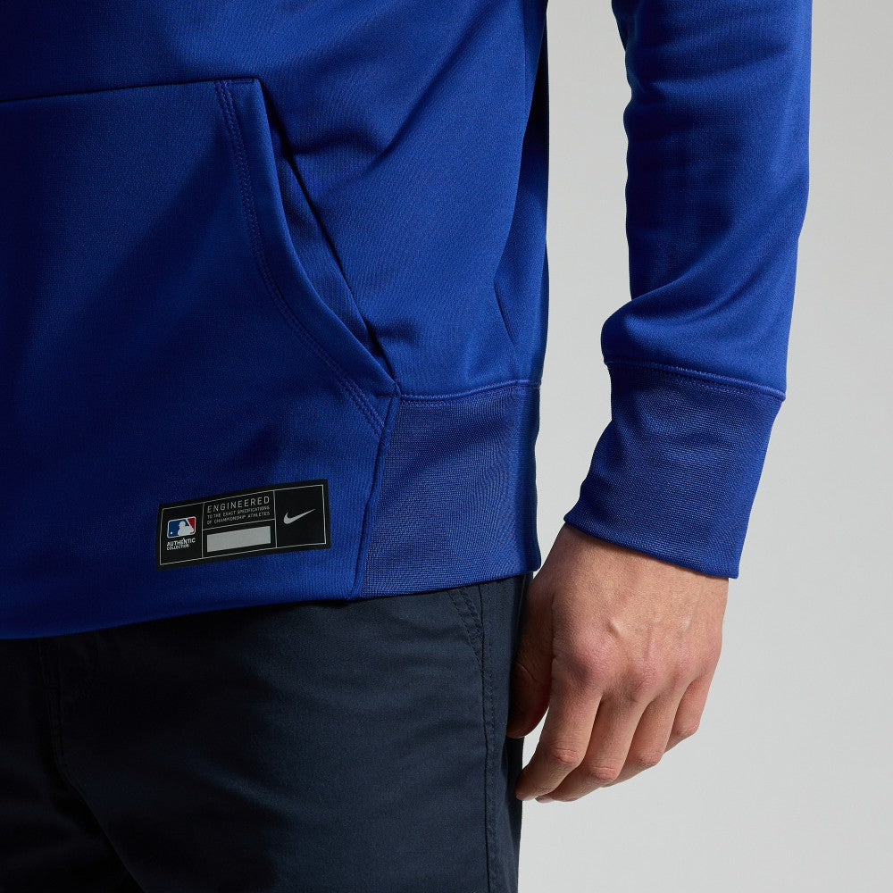Royal Los Angeles Dodgers Nike Authentic Collection Therma-FIT Hoodie