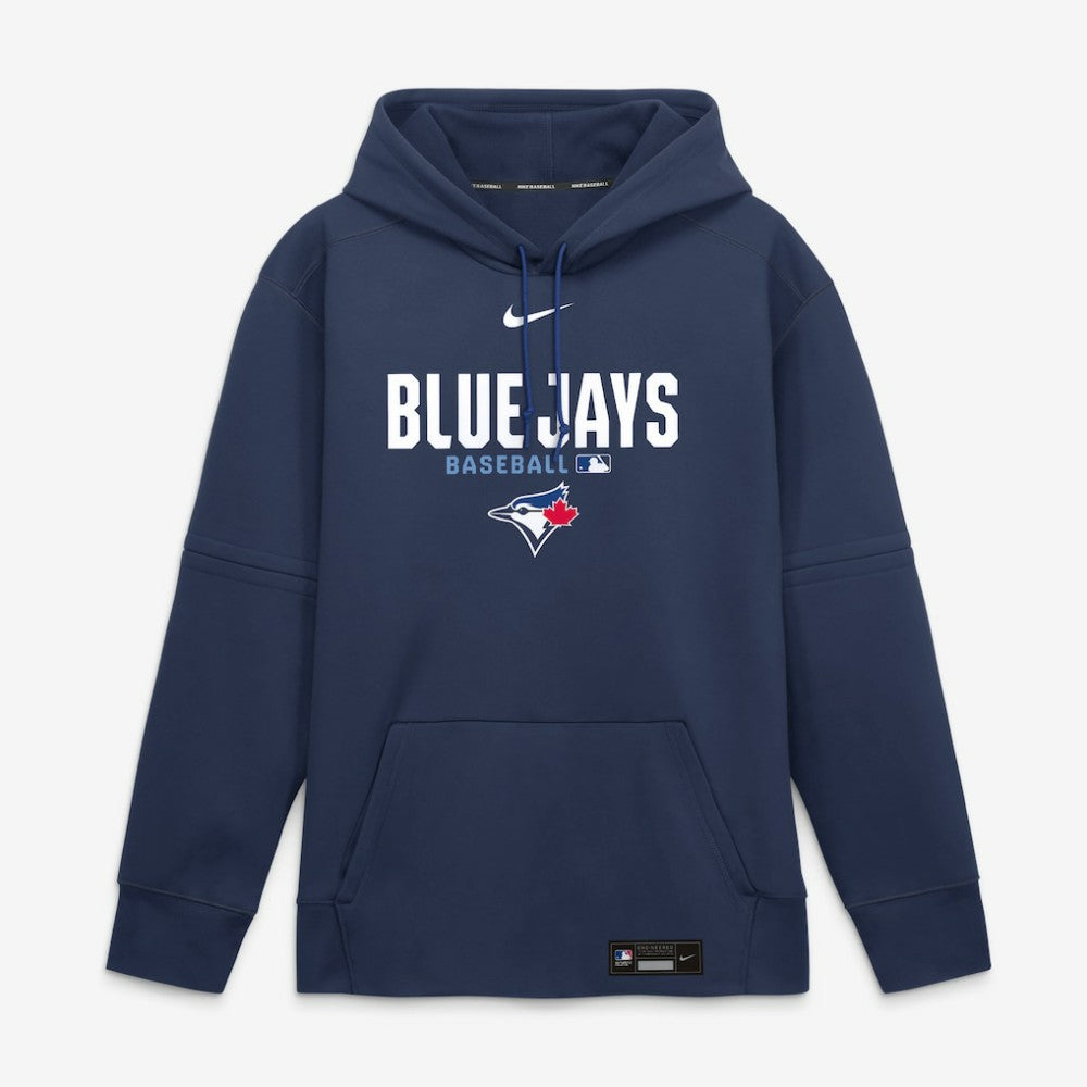 Navy Toronto Blue Jays Nike Authentic Collection Therma-FIT Hoodie
