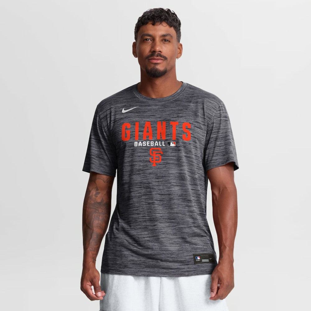 Black San Francisco Giants Nike Authentic Collection Velocity Dri-FIT T-Shirt