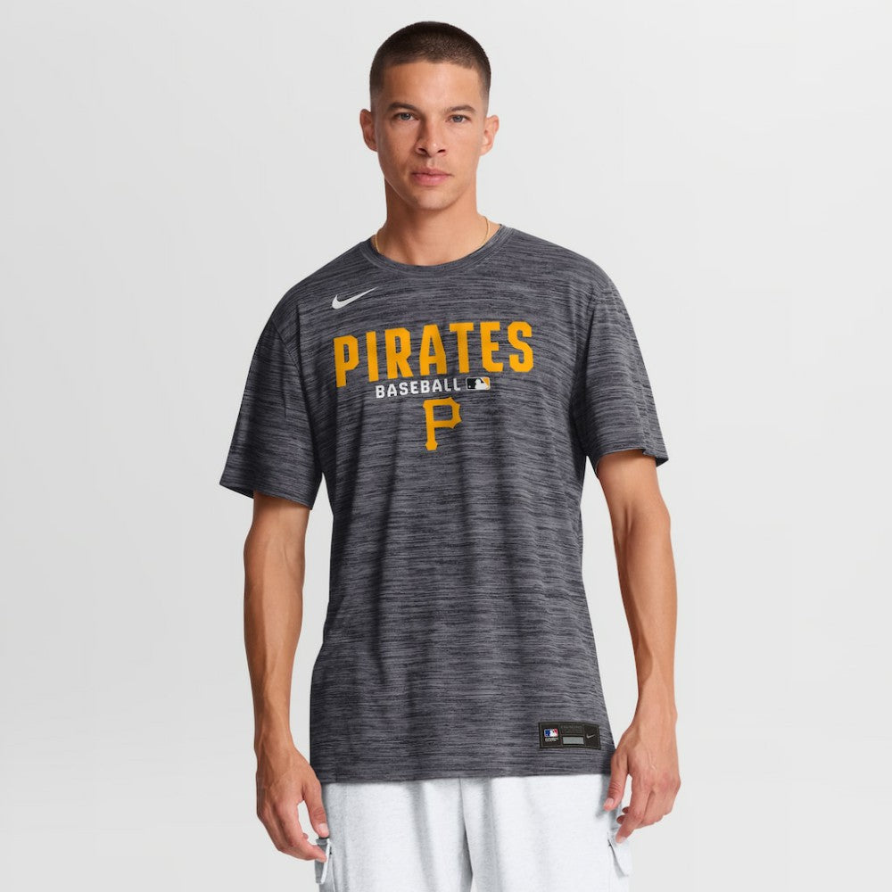 Black Pittsburgh Pirates Nike Authentic Collection Velocity Dri-FIT T-Shirt
