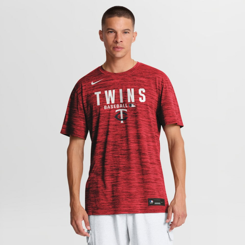 Red Minnesota Twins Nike Authentic Collection Velocity Dri-FIT T-Shirt