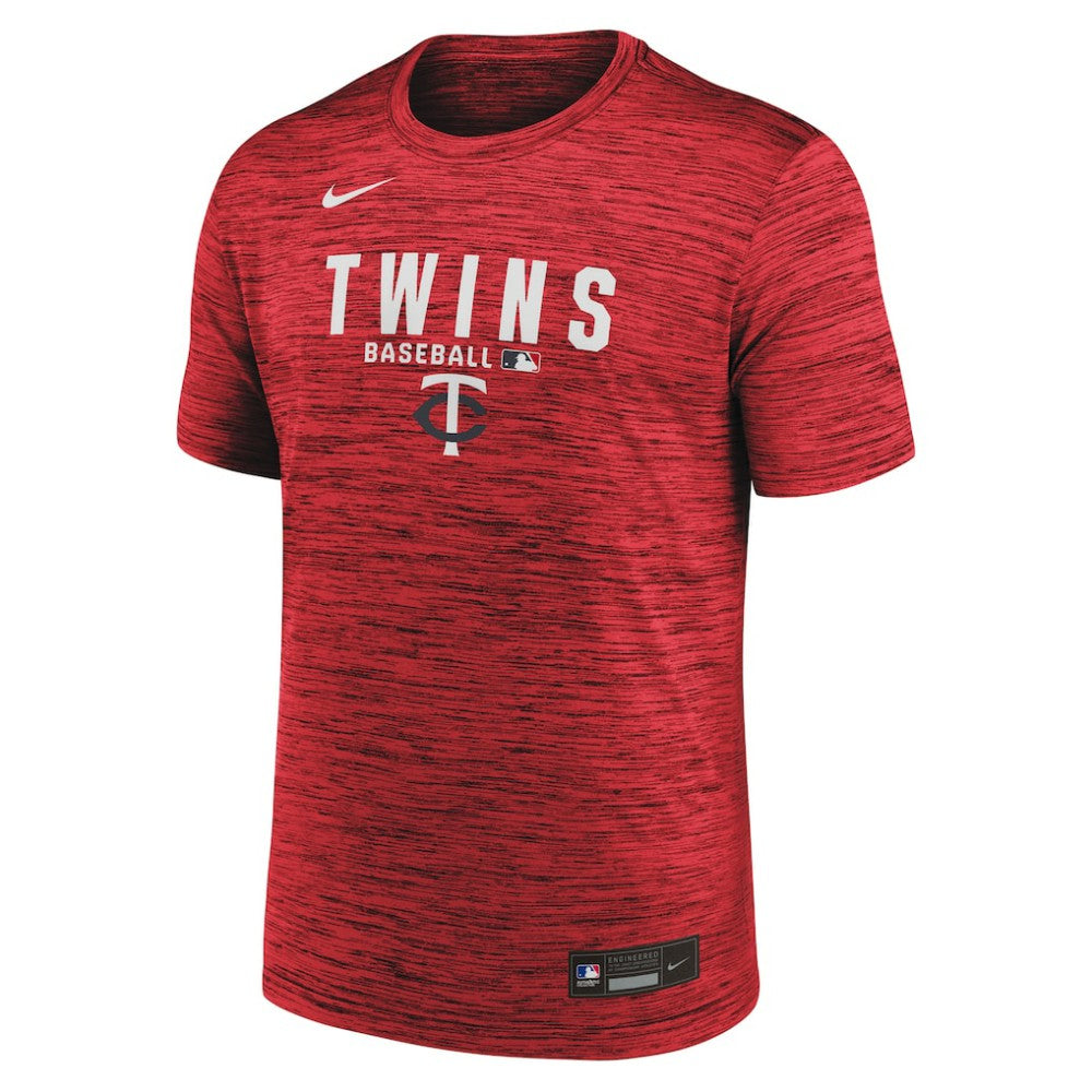 Red Minnesota Twins Nike Authentic Collection Velocity Dri-FIT T-Shirt