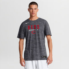 Black Cincinnati Reds Nike Authentic Collection Velocity Dri-FIT T-Shirt