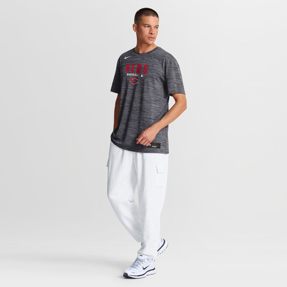 Black Cincinnati Reds Nike Authentic Collection Velocity Dri-FIT T-Shirt