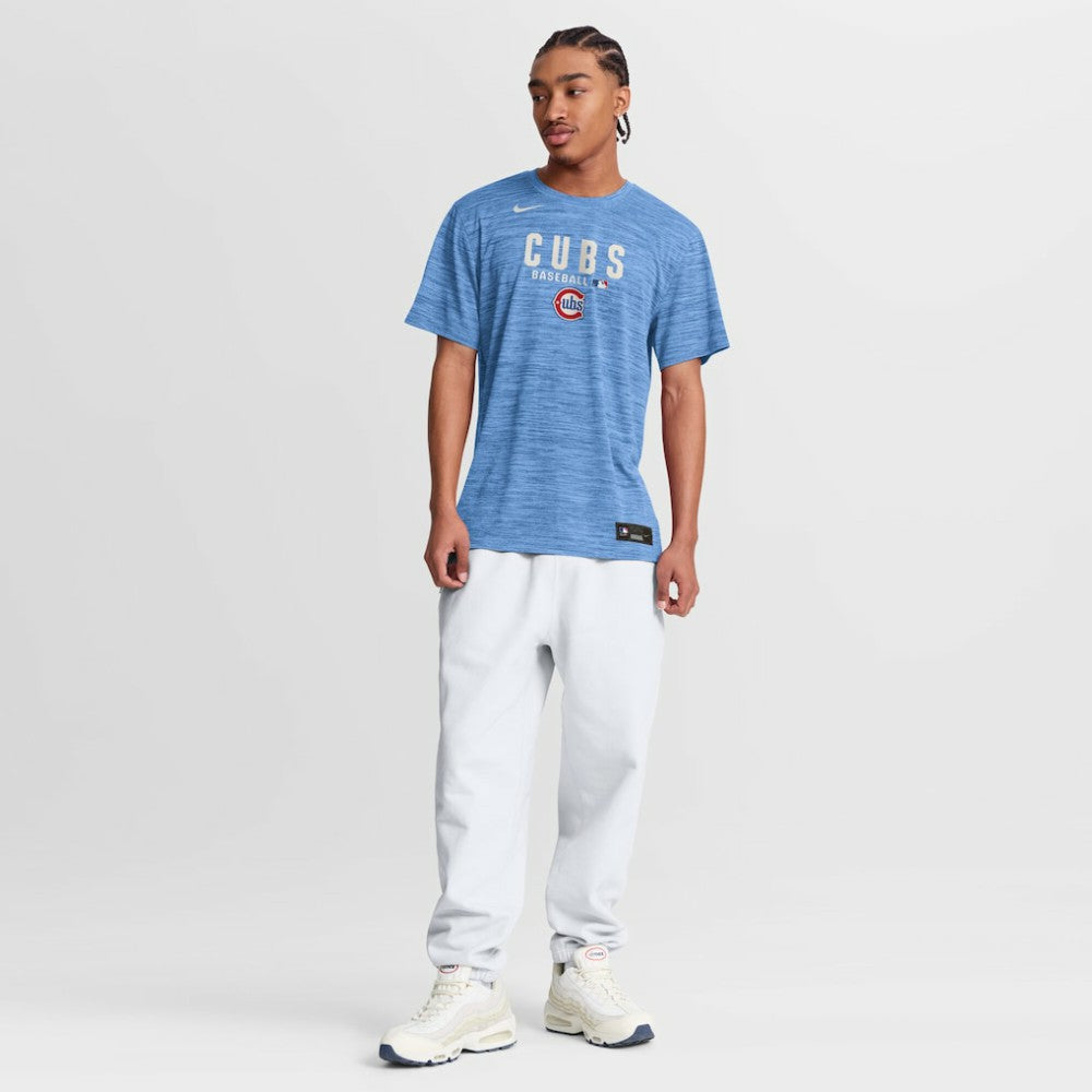 Light Blue Chicago Cubs Nike Authentic Collection Velocity Dri-FIT T-Shirt