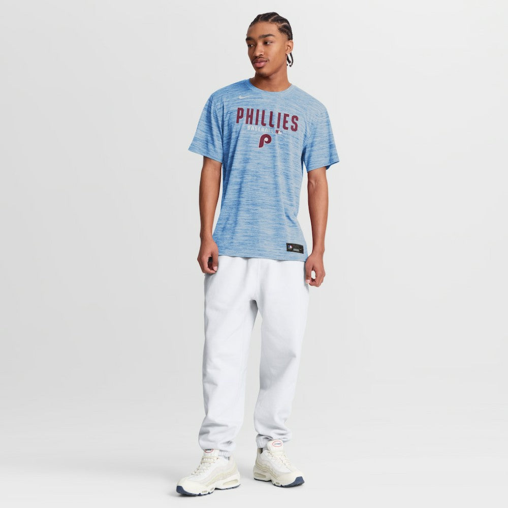 Light Blue Philadelphia Phillies Nike Authentic Collection Velocity Dri-FIT T-Shirt