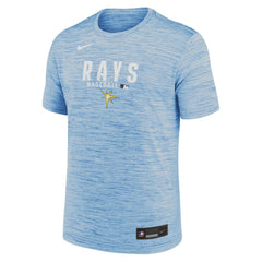 Light Blue Tampa Bay Rays Nike Authentic Collection Velocity Dri-FIT T-Shirt