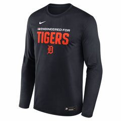 Navy Detroit Tigers Nike Authentic Collection Legend Dri-FIT Long Sleeve T-Shirt