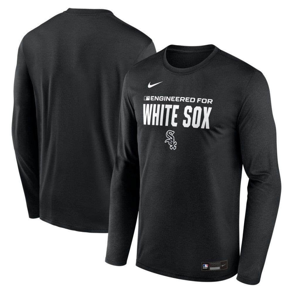 Black Chicago White Sox Nike Authentic Collection Legend Dri-FIT Long Sleeve T-Shirt