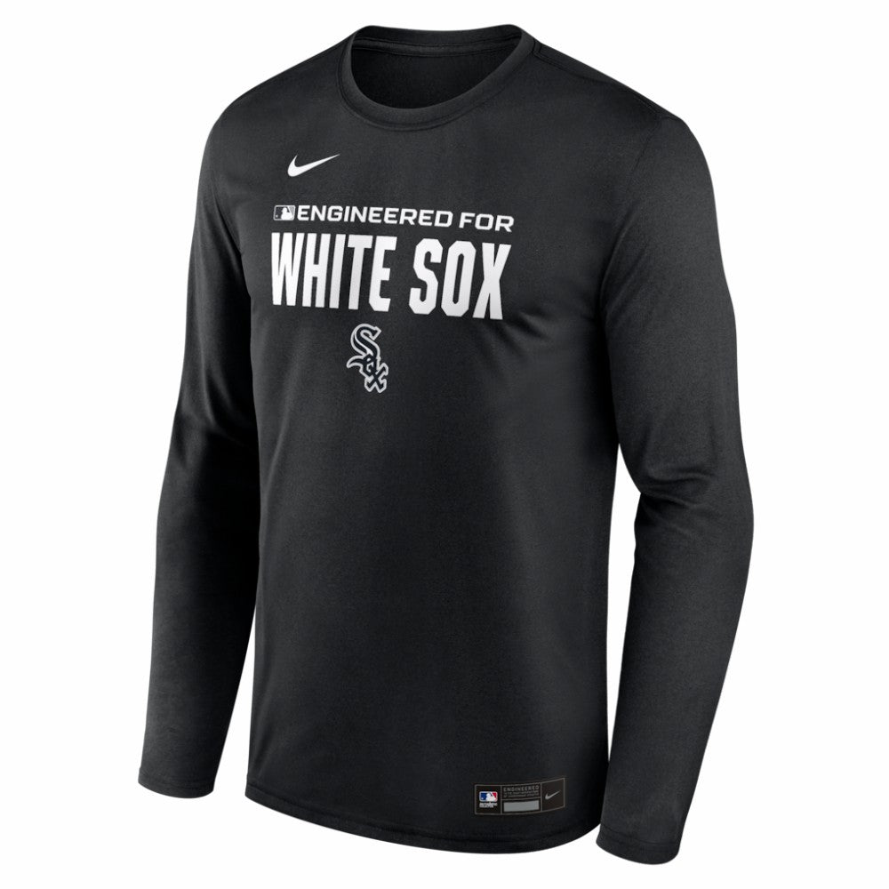 Black Chicago White Sox Nike Authentic Collection Legend Dri-FIT Long Sleeve T-Shirt
