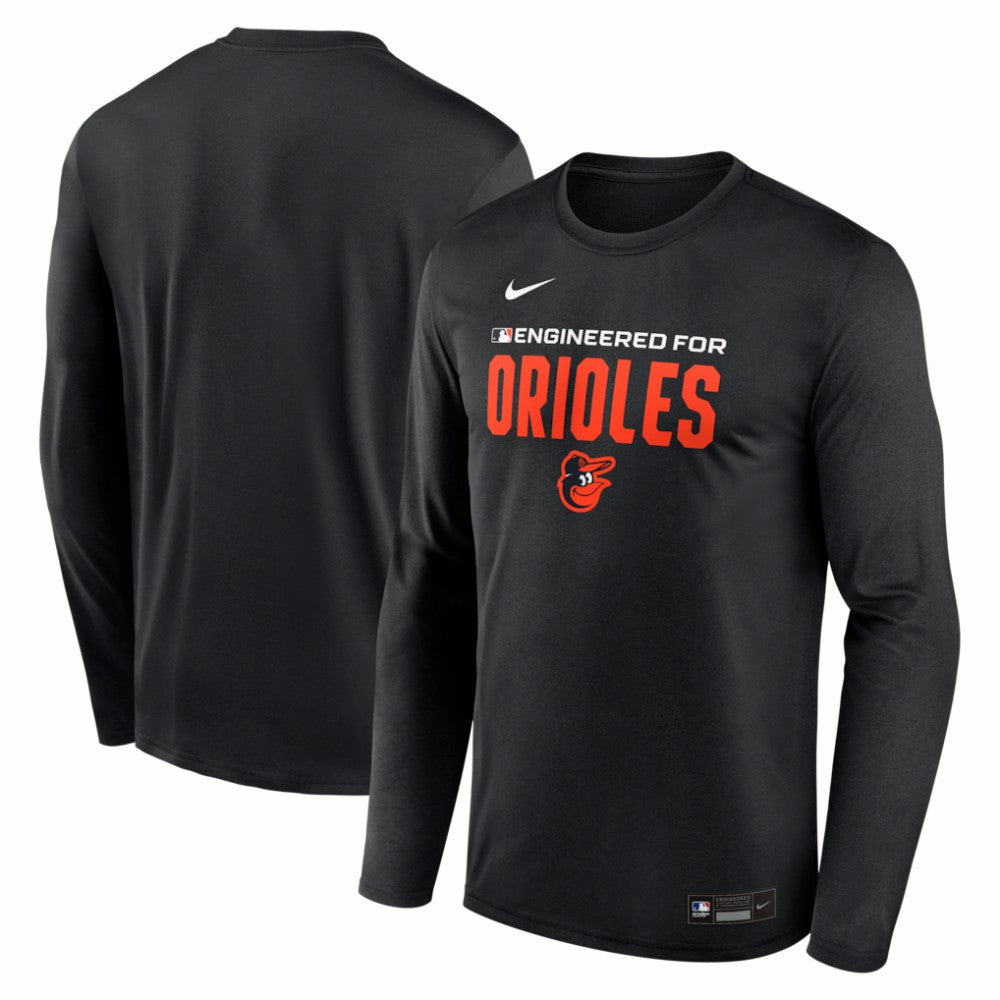 Black Baltimore Orioles Nike Authentic Collection Legend Dri-FIT Long Sleeve T-Shirt