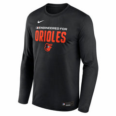 Black Baltimore Orioles Nike Authentic Collection Legend Dri-FIT Long Sleeve T-Shirt