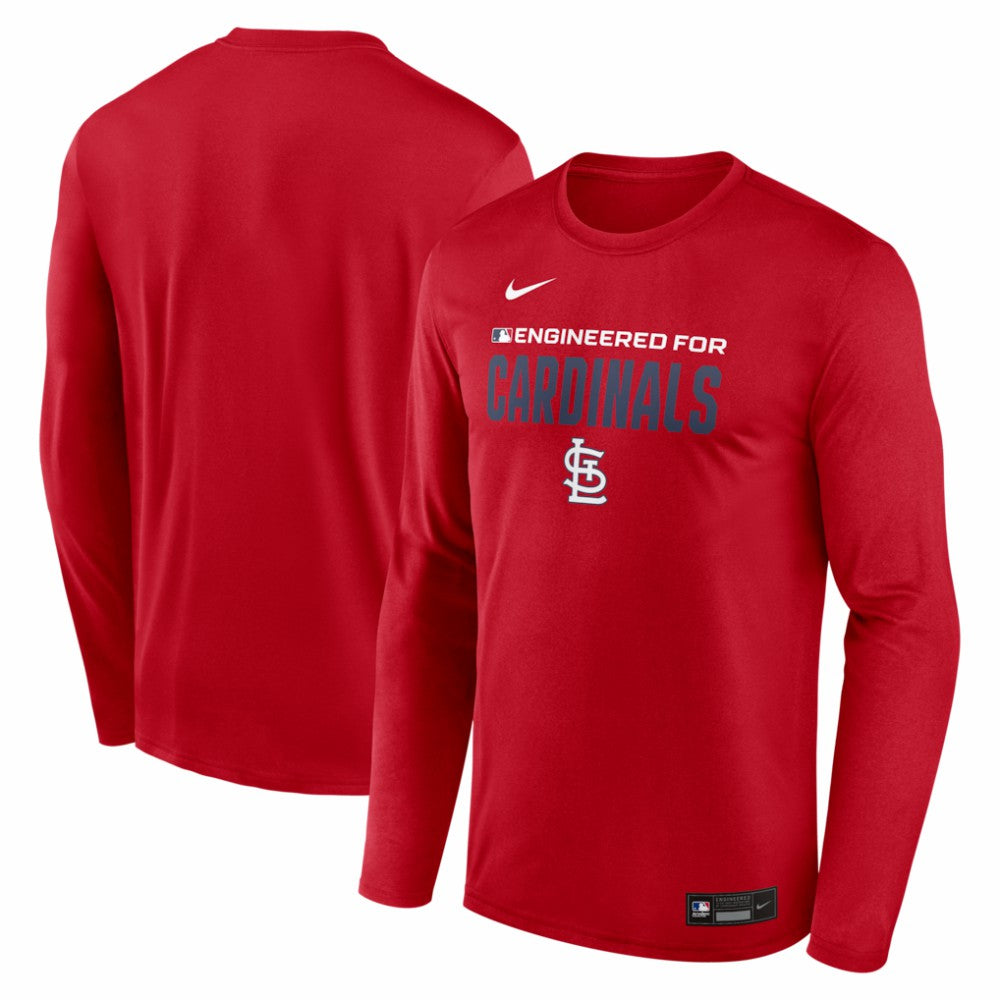 Red St. Louis Cardinals Nike Authentic Collection Legend Dri-FIT Long Sleeve T-Shirt