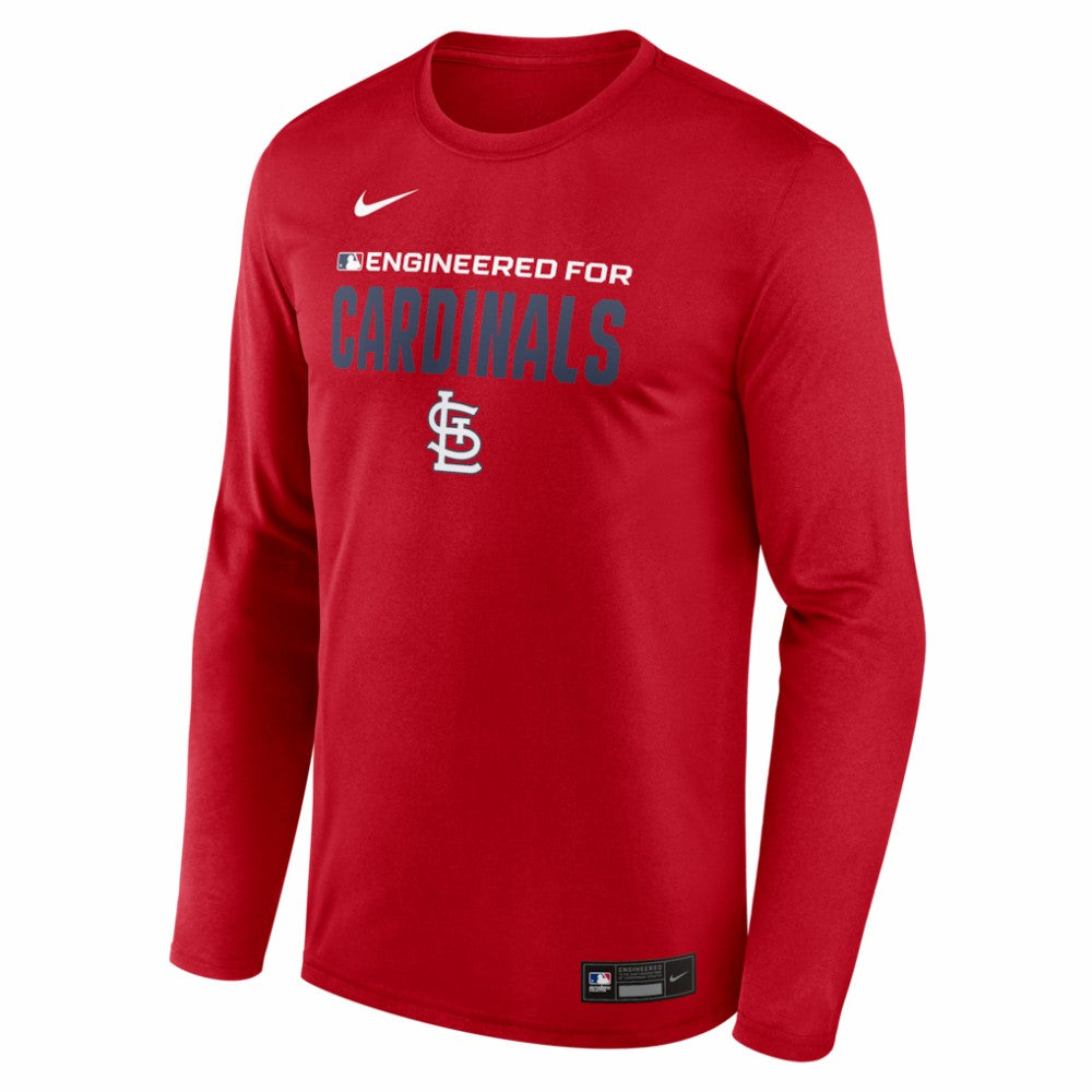 Red St. Louis Cardinals Nike Authentic Collection Legend Dri-FIT Long Sleeve T-Shirt