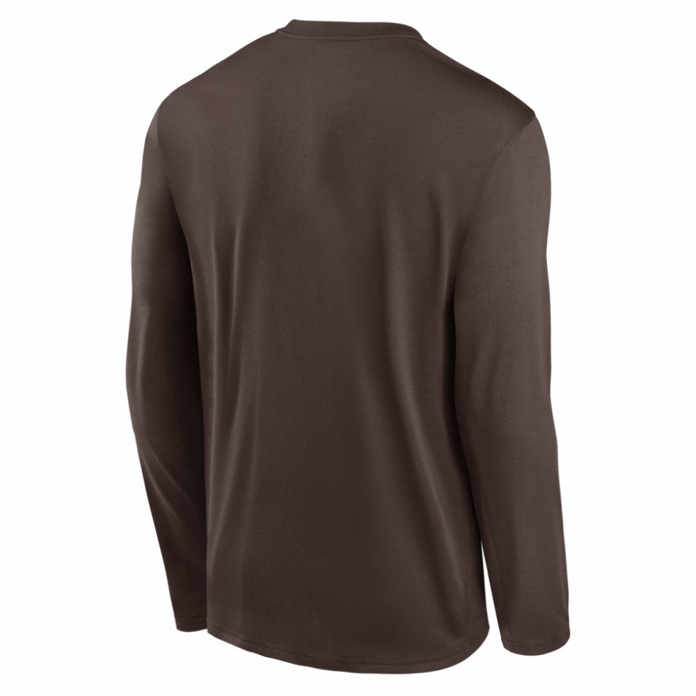 Brown San Diego Padres Nike Authentic Collection Legend Dri-FIT Long Sleeve T-Shirt