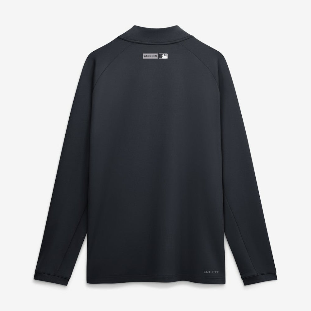Navy New York Yankees Nike Authentic Collection Dri-FIT Raglan Half-Zip Pullover