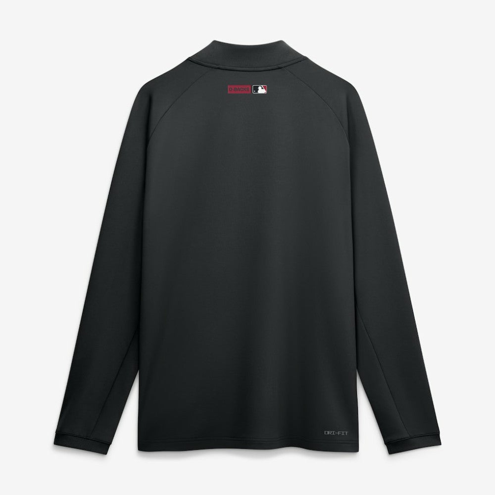 Black Arizona Diamondbacks Nike Authentic Collection Dri-FIT Raglan Half-Zip Pullover