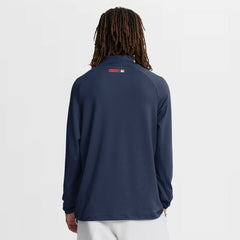 Navy Houston Astros Nike Authentic Collection Dri-FIT Raglan Half-Zip Pullover