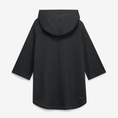 Gray Los Angeles Dodgers Nike Authentic Collection Flux Dri-FIT Raglan 3/4-Sleeve Hooded T-Shirt