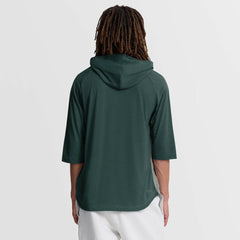 Gray Athletics Nike Authentic Collection Flux Dri-FIT Raglan 3/4-Sleeve Hooded T-Shirt