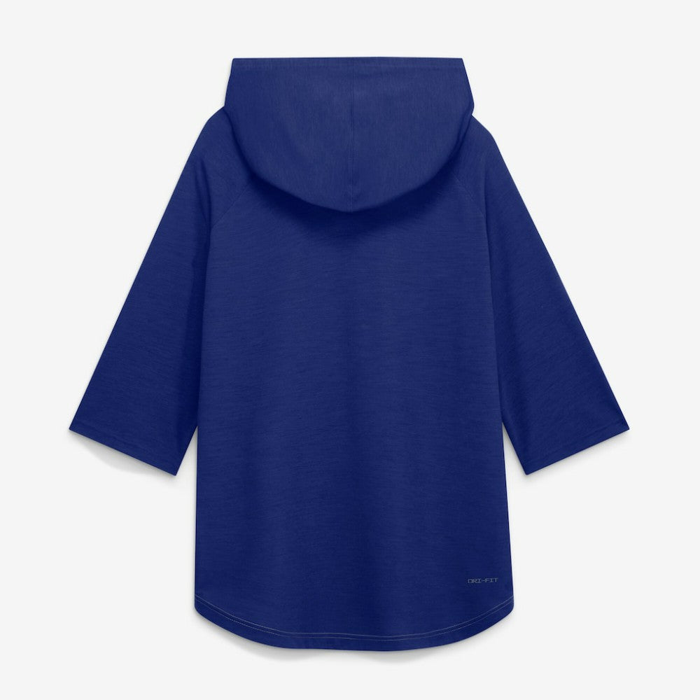 Gray Texas Rangers Nike Authentic Collection Flux Dri-FIT Raglan 3/4-Sleeve Hooded T-Shirt