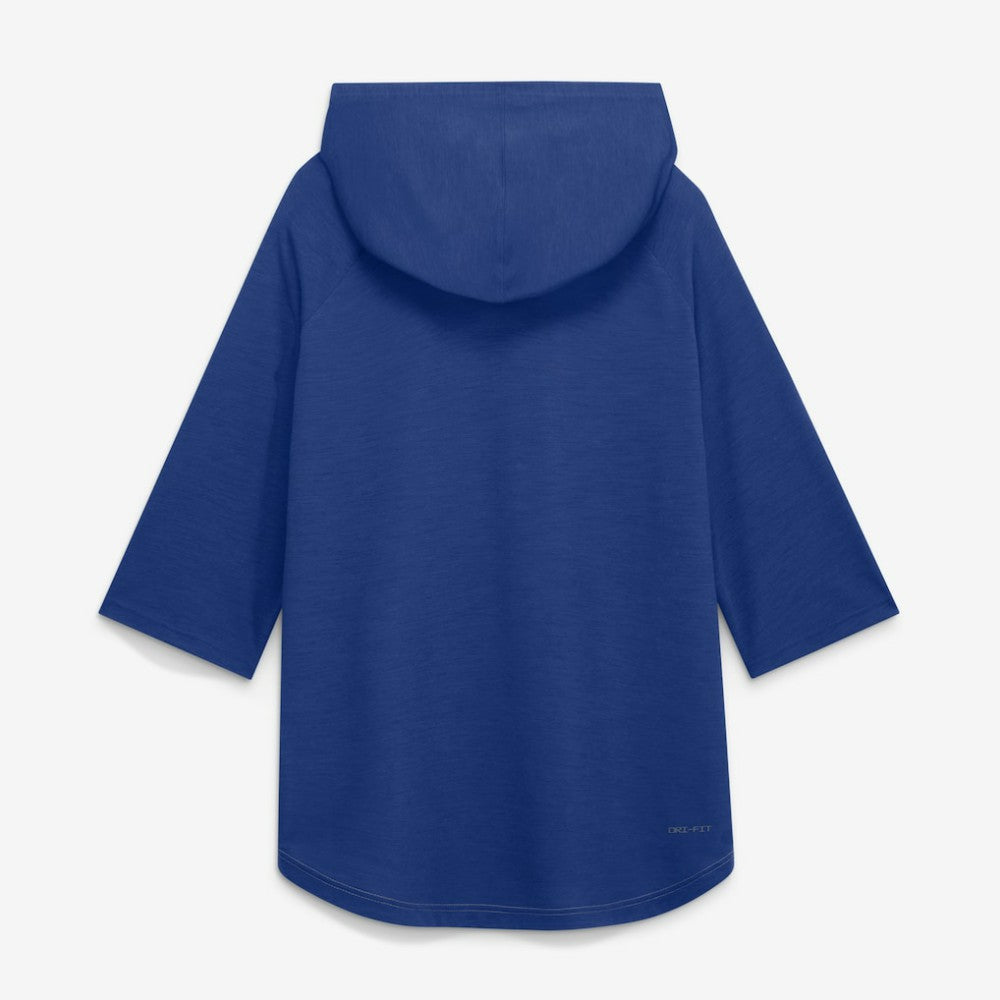 Gray New York Mets Nike Authentic Collection Flux Dri-FIT Raglan 3/4-Sleeve Hooded T-Shirt