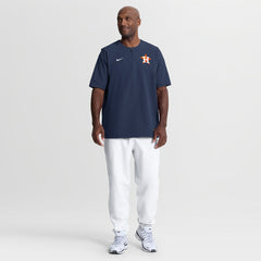Navy Houston Astros Nike Authentic Collection Dri-FIT Quarter-Zip Windshirt
