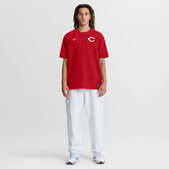 Red Cincinnati Reds Nike Authentic Collection Dri-FIT Quarter-Zip Windshirt