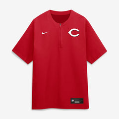 Red Cincinnati Reds Nike Authentic Collection Dri-FIT Quarter-Zip Windshirt