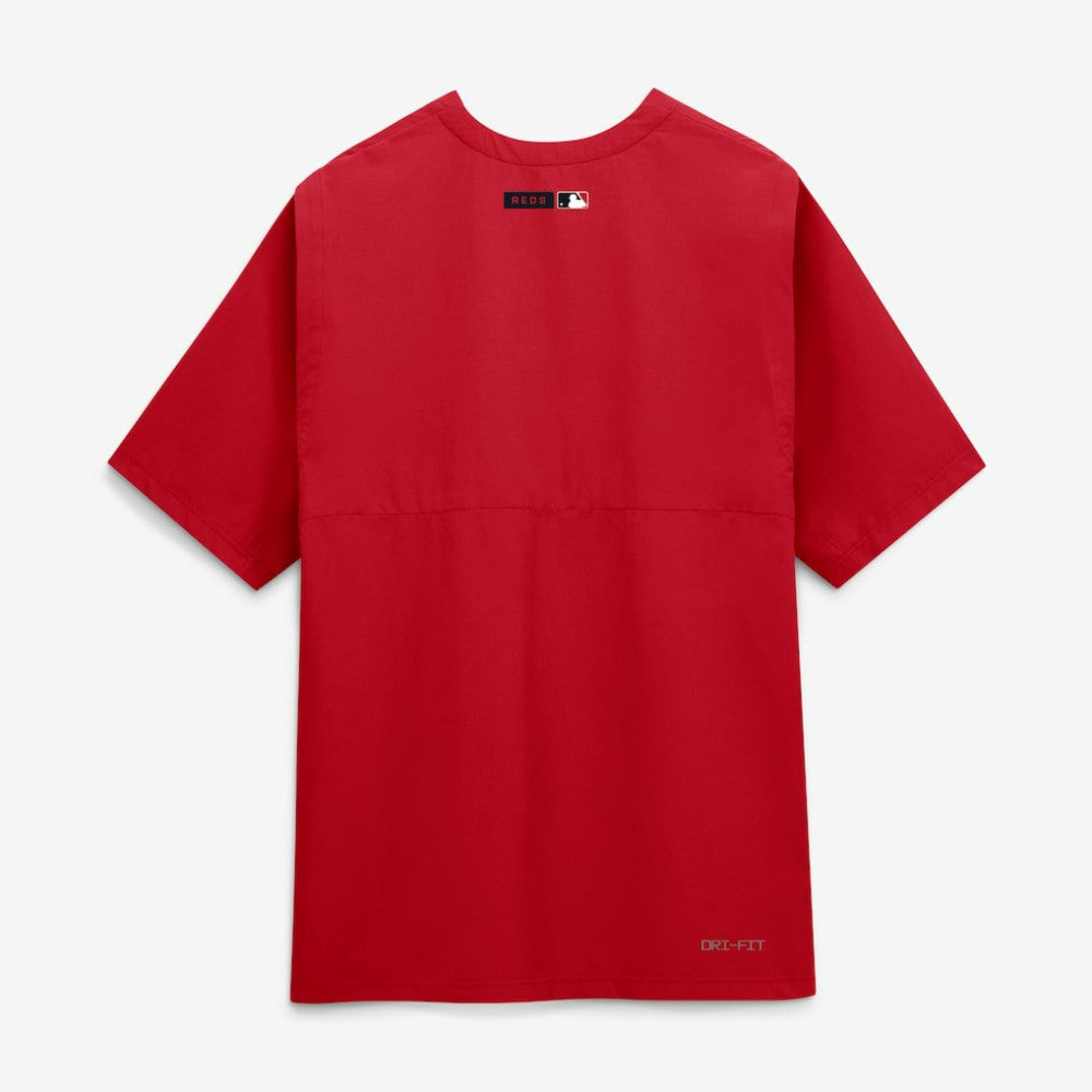 Red Cincinnati Reds Nike Authentic Collection Dri-FIT Quarter-Zip Windshirt
