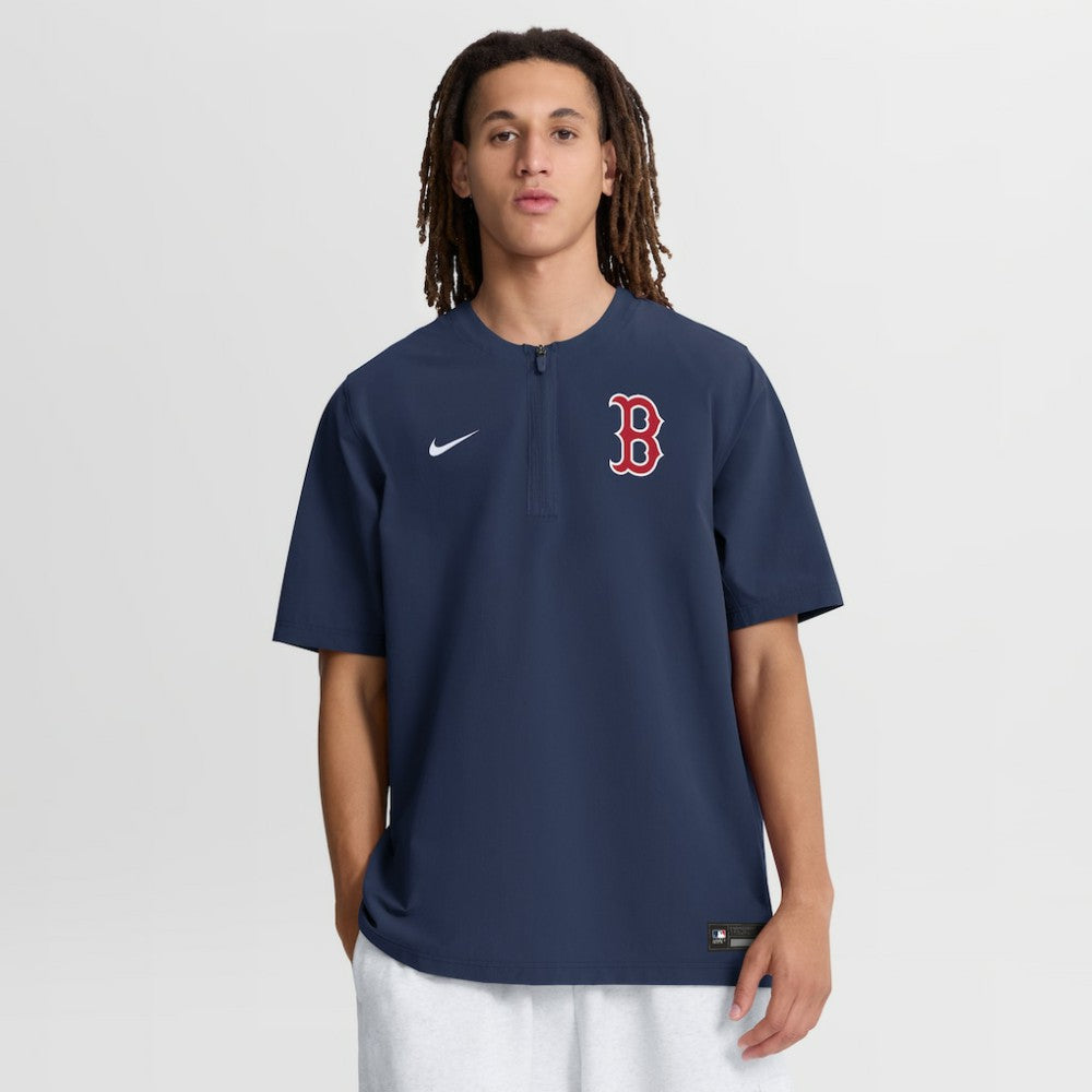 Navy Boston Red Sox Nike Authentic Collection Dri-FIT Quarter-Zip Windshirt