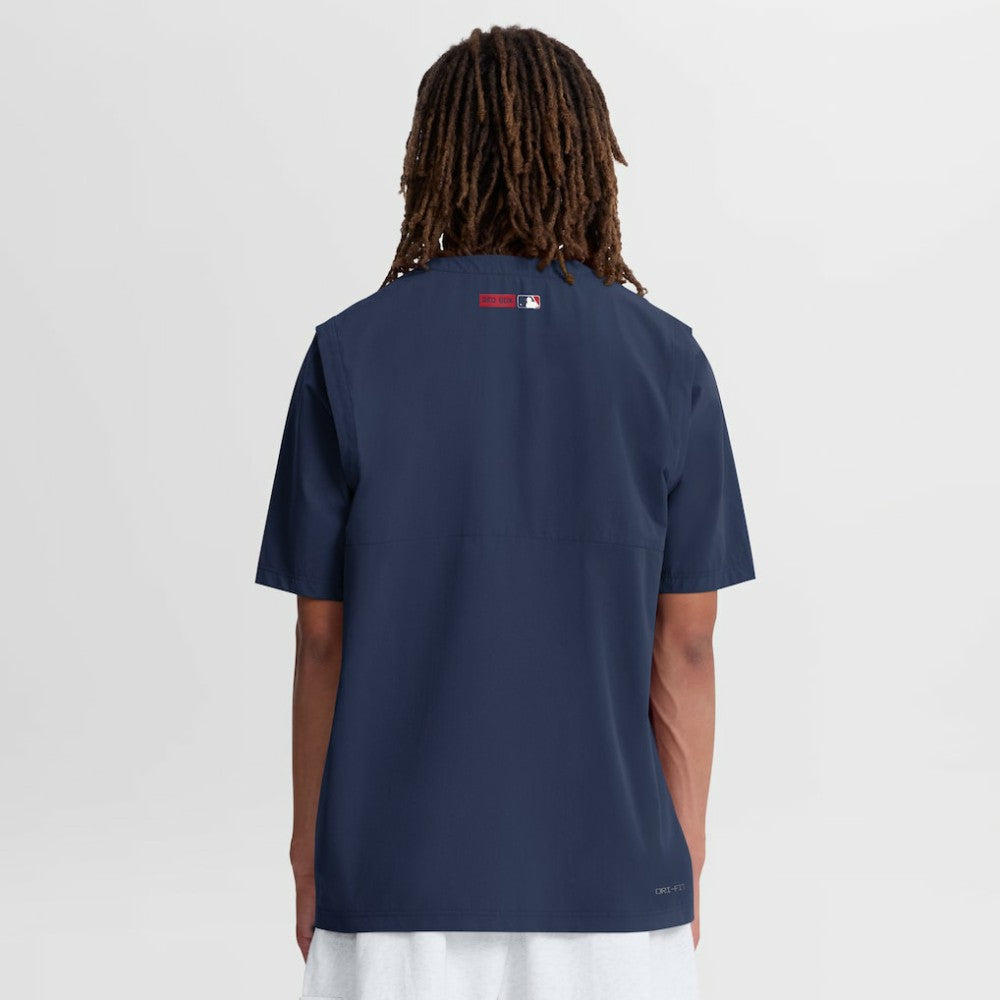 Navy Boston Red Sox Nike Authentic Collection Dri-FIT Quarter-Zip Windshirt