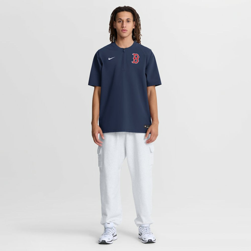 Navy Boston Red Sox Nike Authentic Collection Dri-FIT Quarter-Zip Windshirt