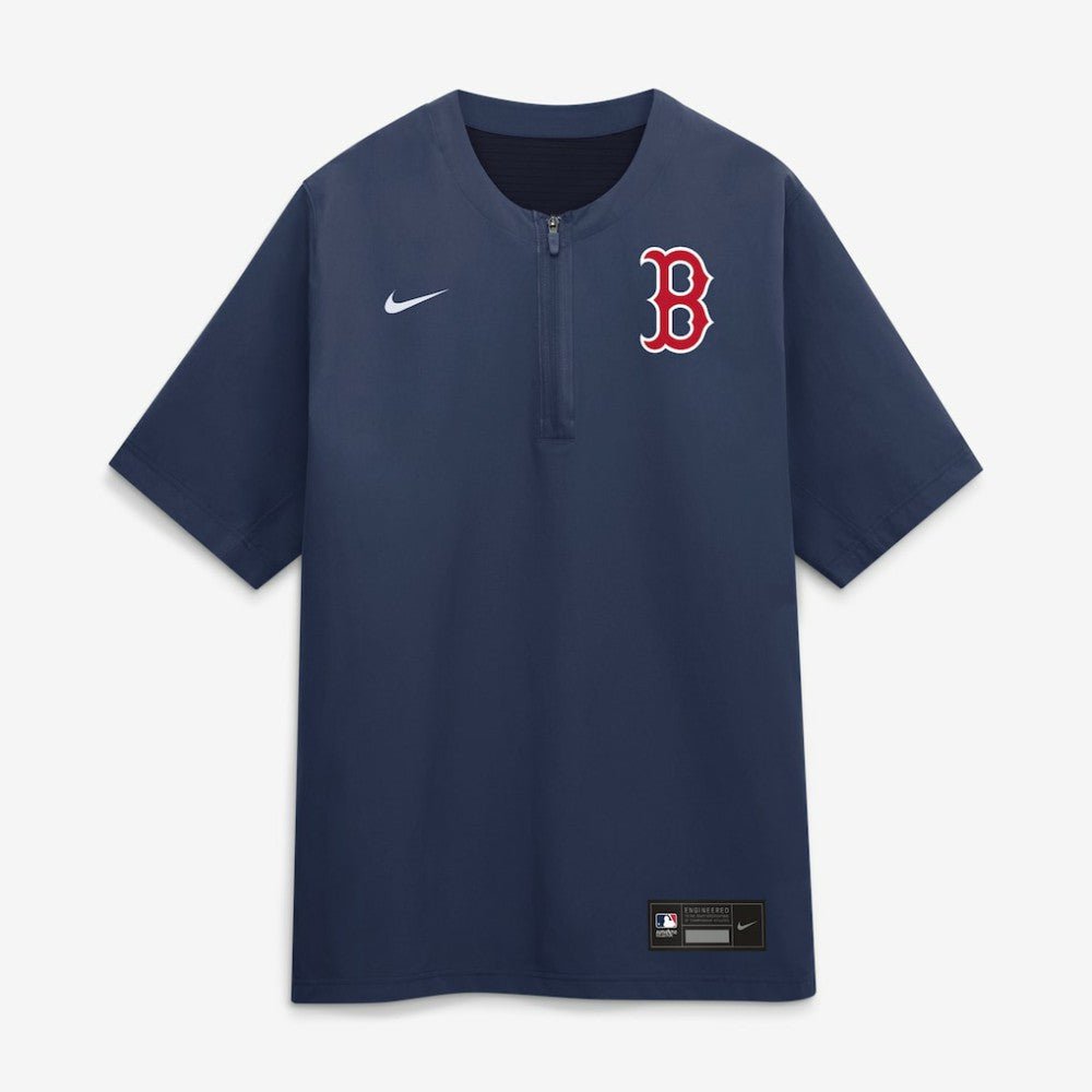 Navy Boston Red Sox Nike Authentic Collection Dri-FIT Quarter-Zip Windshirt