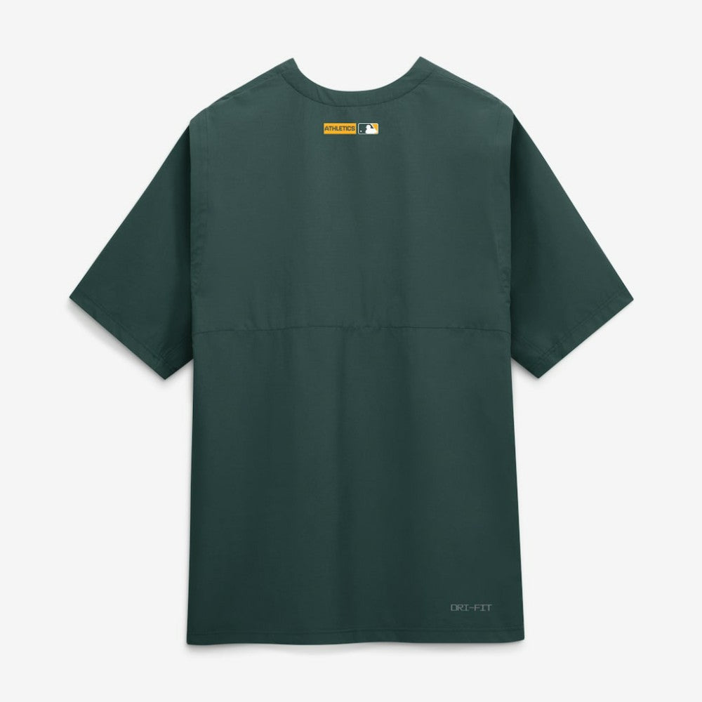 Green Athletics Nike Authentic Collection Dri-FIT Quarter-Zip Windshirt