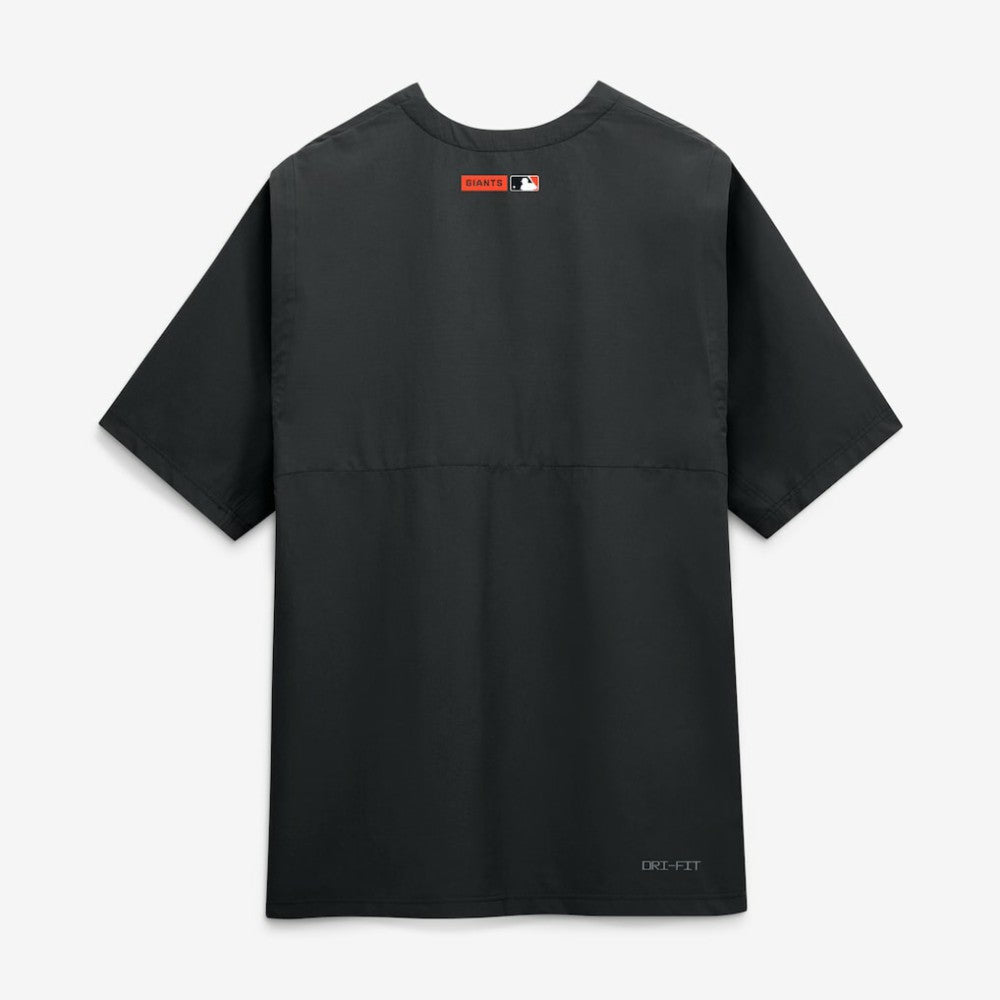 Black San Francisco Giants Nike Authentic Collection Dri-FIT Quarter-Zip Windshirt